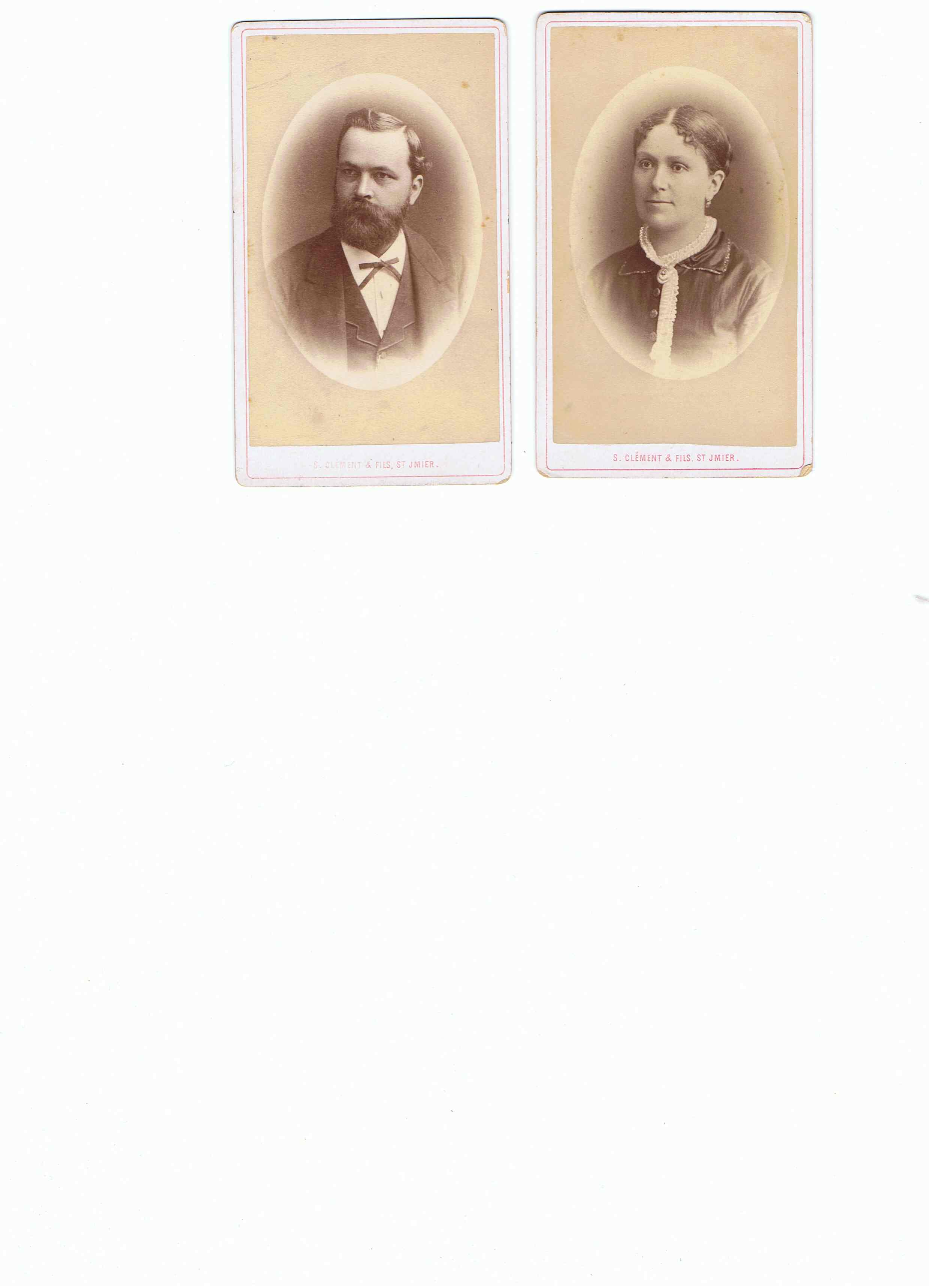 Henri et Marie Hoffmann-Weber, parents du juge Hoffmann et grand-parents de Thérèse Roulet-Hoffmann